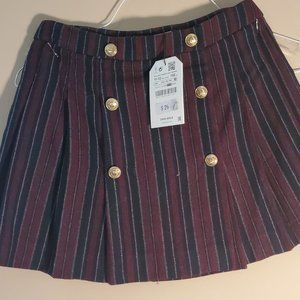 ZARA 11/12 skirt w/Adjustable waist NEW